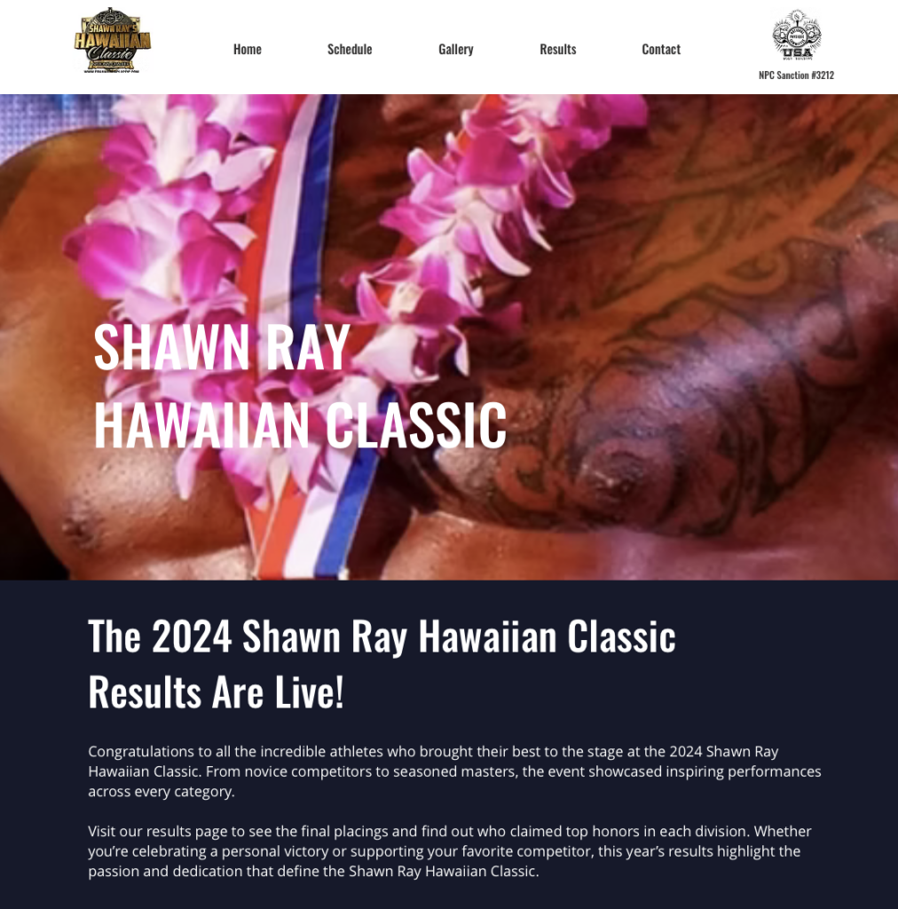 Shawn Ray Hawaiian Classic